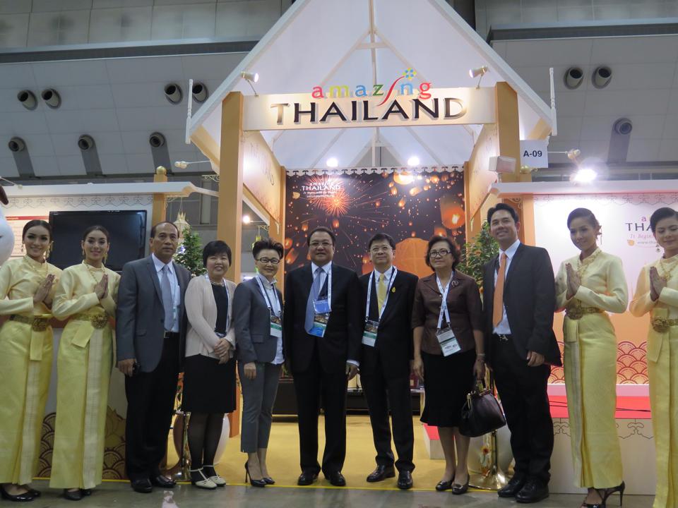 ททท. เปิดงาน JATA Tourism Expo Japan 2014 เมื่อวันที่ 26 กันยายน 2557 ณ ศูนย์นิทรรศการ Tokyo Big Sight กรุงโตเกียว